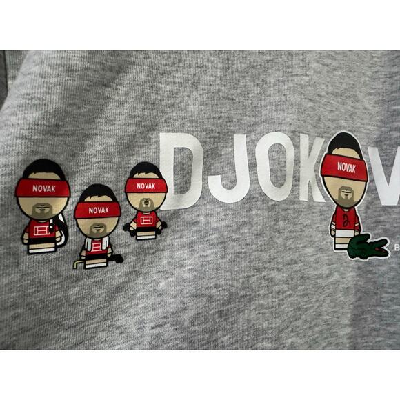 Lacoste Sport x Novak Djokovic YSY Sweatshirt Medium - Picture 5 of 11